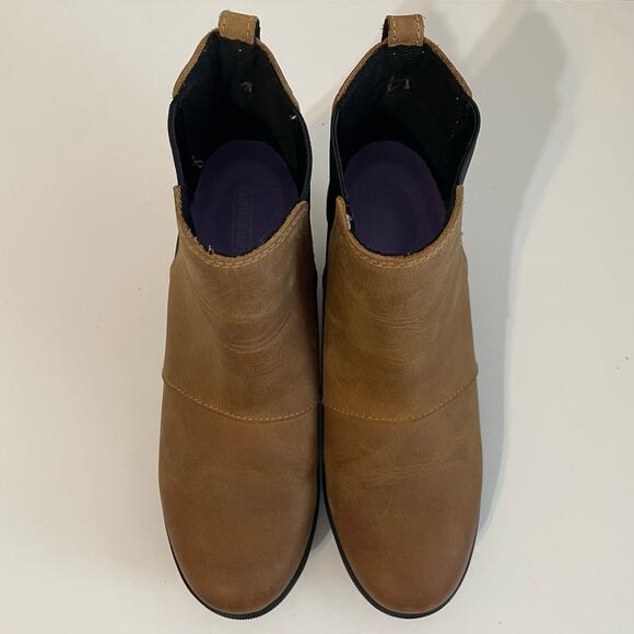 Sorel Tan Joan Of Arctic Wedge II Chelsea Ankle Bootie Waterproof Women’s sz 8.5 - Picture 7 of 15